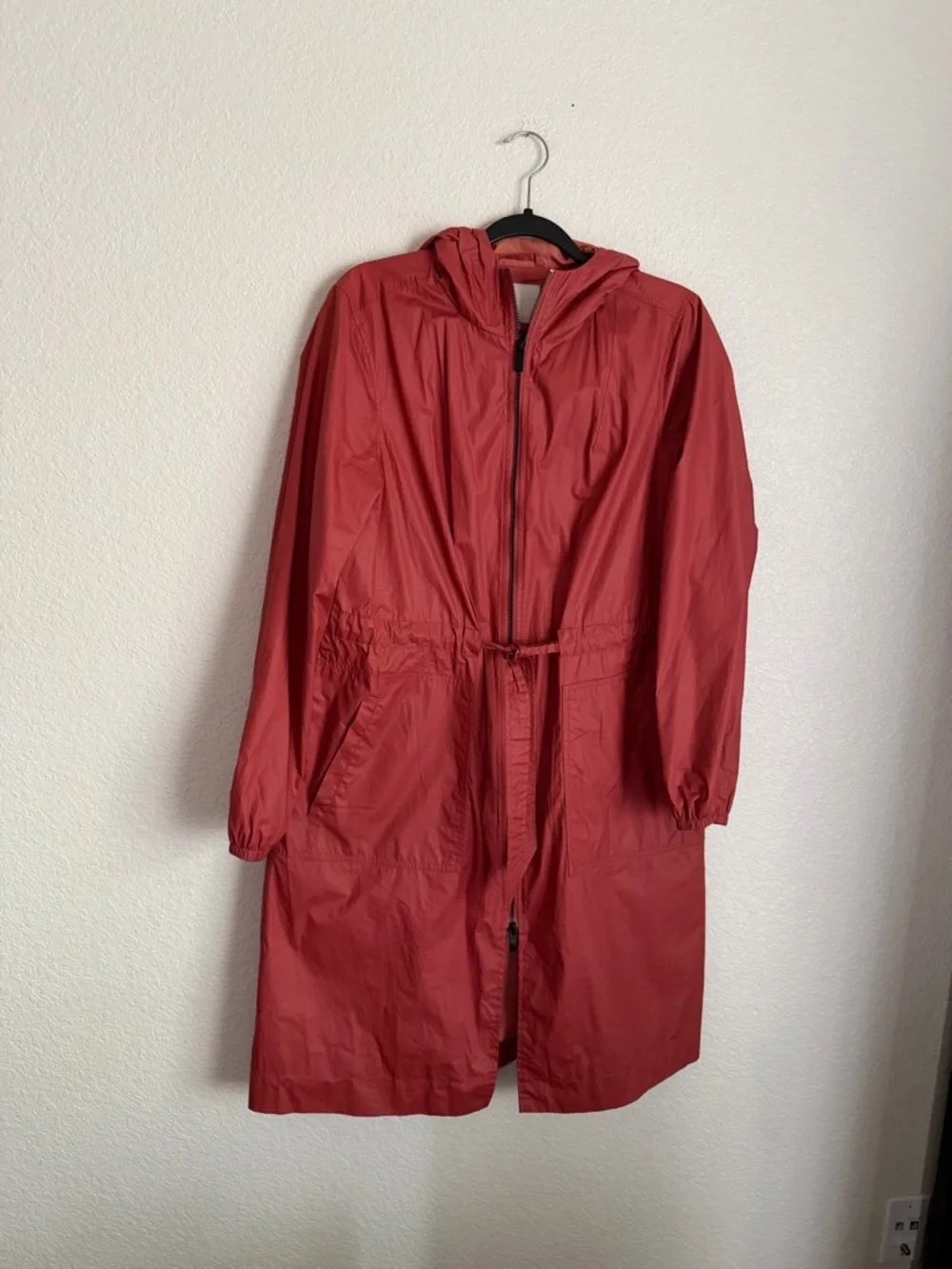 A New Day Women's Rain Anorak Jacket M Colorado Rust